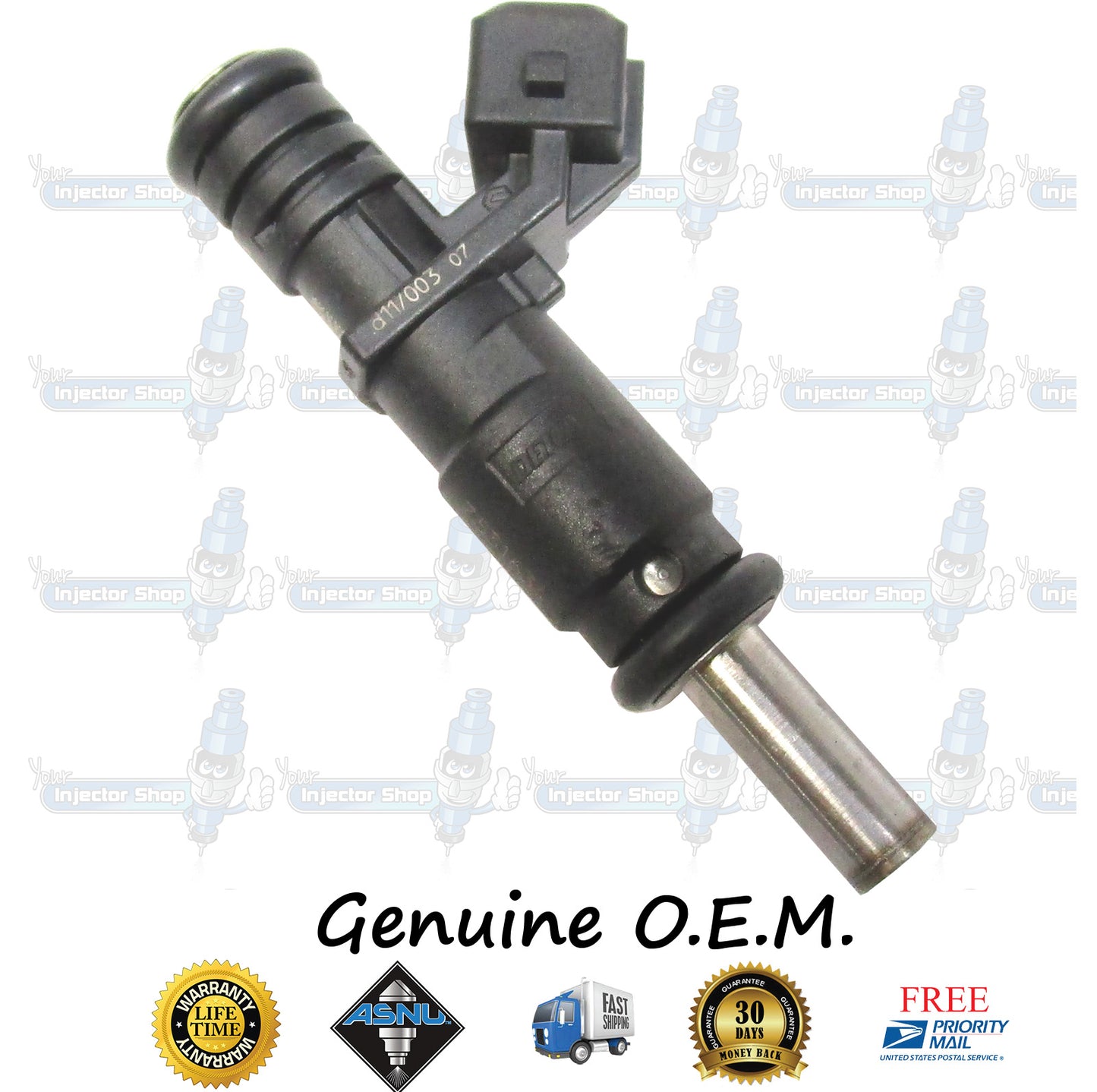 6x Genuine BMW Fuel Injectors 13-53-7-531-634 7531634 Siemens 3.0L V6 DOHC N52B25 N52B30