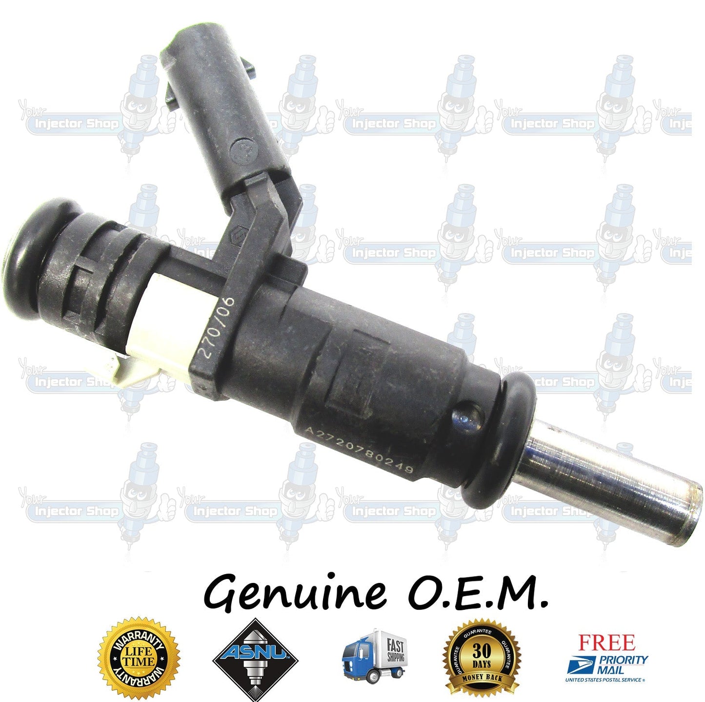 6x Genuine Mercedes Benz MB A2720780249 Fuel Injectors Siemens 3.0L 3.5L DOHC V6 M113 E30 E35 M272 M273 RL011710AA