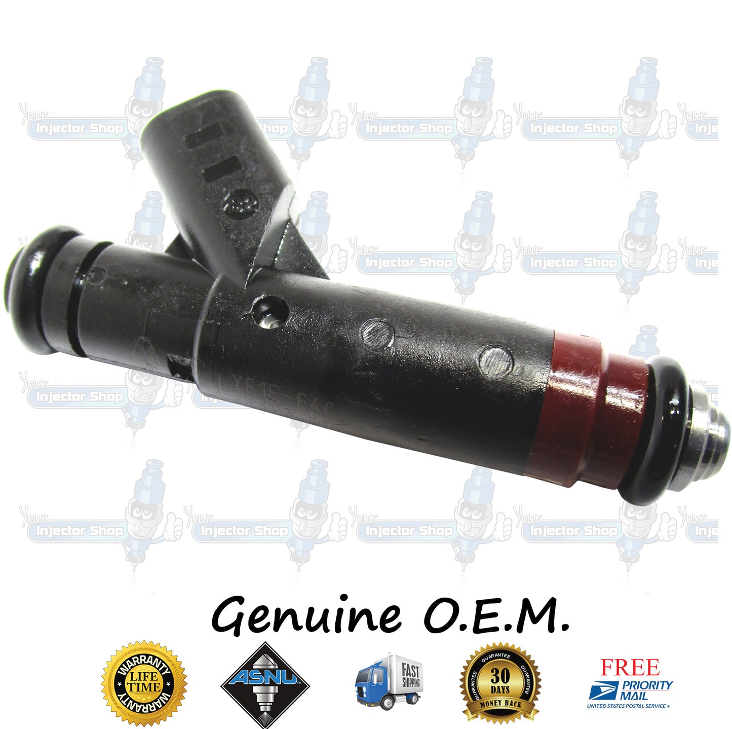 6x Genuine Ford Mercury Fuel Injectors YF1E-F4C Siemens 3.0L OHV V6 182ID Taurus Sable