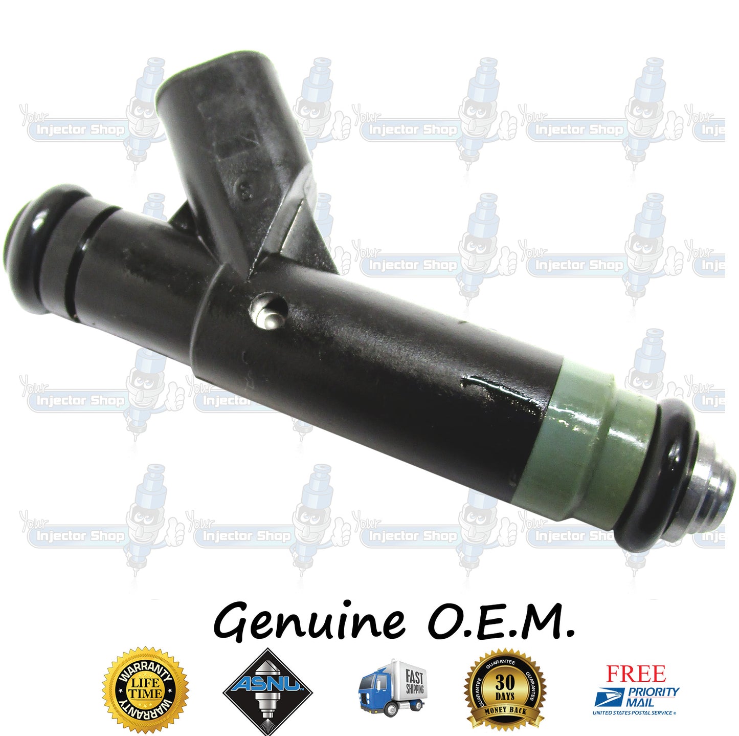 6x Genuine Ford Fuel Injectors YF1E-G4A Siemens 3.0L Flex Fuel OHV V6 182CID Vulcan