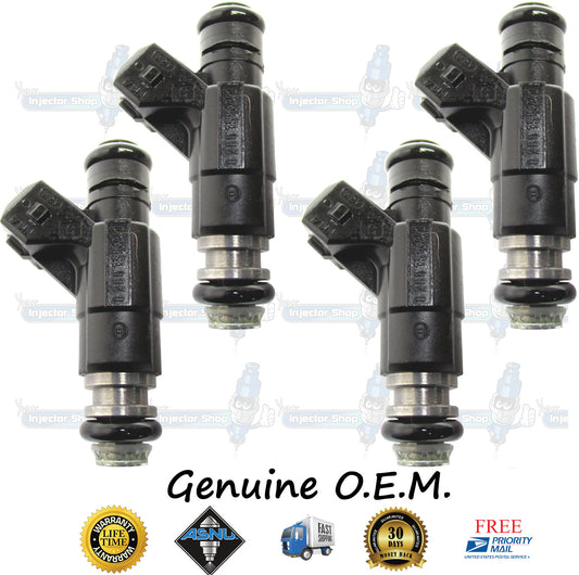 4x Genuine Mopar 04669471AB Fuel Injectors 0280155740 Bosch Neon 2.0L SOHC I4 122CID A588 ECB