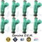 8x Genuine Land Rover ERR6600 Fuel Injectors 0280155787 Bosch 4.0L 4.6L OHV V8 Discovery Range Rover