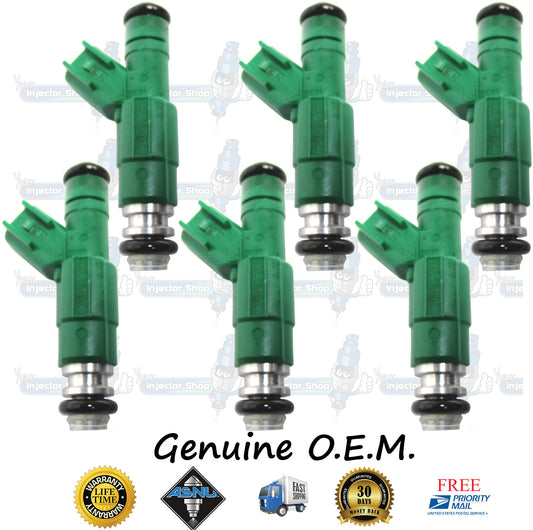6x Genuine Mopar 04861047AB Fuel Injectors 0280155789 Bosch 3.3L Flex Fuel OHV V6 201CID EGA