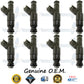 8x Genuine Ford Lincoln XR3E-C5B Fuel Injectors 0280155865 Bosch 4.6L 5.4L DOHC V8