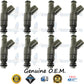 8x Genuine Ford Lincoln XR3E-C5B Fuel Injectors 0280155865 Bosch 4.6L 5.4L DOHC V8