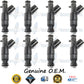 8x Genuine GM Cadillac 12559036 Fuel Injectors 0280155923 Bosch 4.0L 4.6L DOHC V8 Northstar