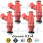 4x Genuine Nissan Fuel Injectors 16600-5M100 Bosch 0280155937 Sentra 1.6L 1.8L DOHC QG18-DE
