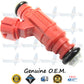 4x Genuine Nissan Fuel Injectors 16600-5M100 Bosch 0280155937 Sentra 1.6L 1.8L DOHC QG18-DE