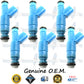 6x Genuine Mopar Jeep Dodge 53031099 Fuel Injectors 0280155972 Bosch 3.7L SOHC V6