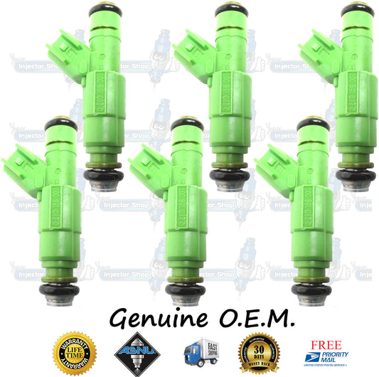 6x Genuine Mopar Chrysler Dodge 04861454AA Fuel Injectors 0280156007 Bosch 3.3L OHV V6 201CID