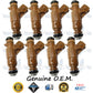 8x Genuine Mercedes Benz MB A1130780249 Fuel Injectors 0280156016 Bosch 4.3L 5.0L SOHC V8 M113 E43 E50 C215 W463 C209 W211