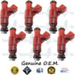 6x Genuine Ford Mercury 1L2E-C5A Fuel Injectors 0280156028 Bosch 4.0L Flex SOHC V6