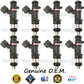 8x Genuine Nissan Fuel Injectors 16600-7S000 Bosch 0280158007 5.6L DOHC V8