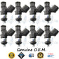 8x Genuine GM Fuel Injectors 12580579 Bosch 0280158077 5.3L DOHC V8 LS4 89017704