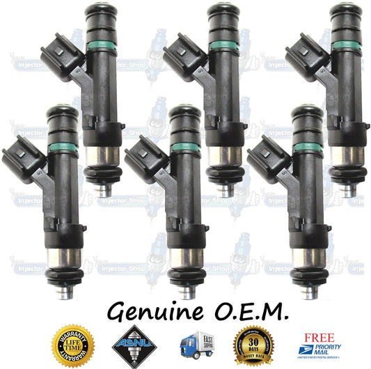 6x Genuine Mopar Chrysler Dodge Jeep 04861667AA Fuel Injectors 0280158119 Bosch 3.8L OHV V6 231CID