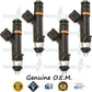 4x Genuine Ford Lincoln Fuel Injectors 8S4G-AA Bosch 0280158179 2.0L DOHC Duratec