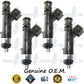 4x Genuine GM Fuel Injectors 55565970 Bosch 0280158205 1.4L Turbo DOHC LUV