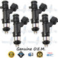 4x Genuine Nissan Fuel Injectors 16600-3RC0A Bosch 0280158296 Sentra 1.8L DOHC MRA8DE