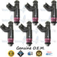 6x Genuine Mopar Fuel Injectors 04591657AA Siemens 2.7L DOHC EER V6