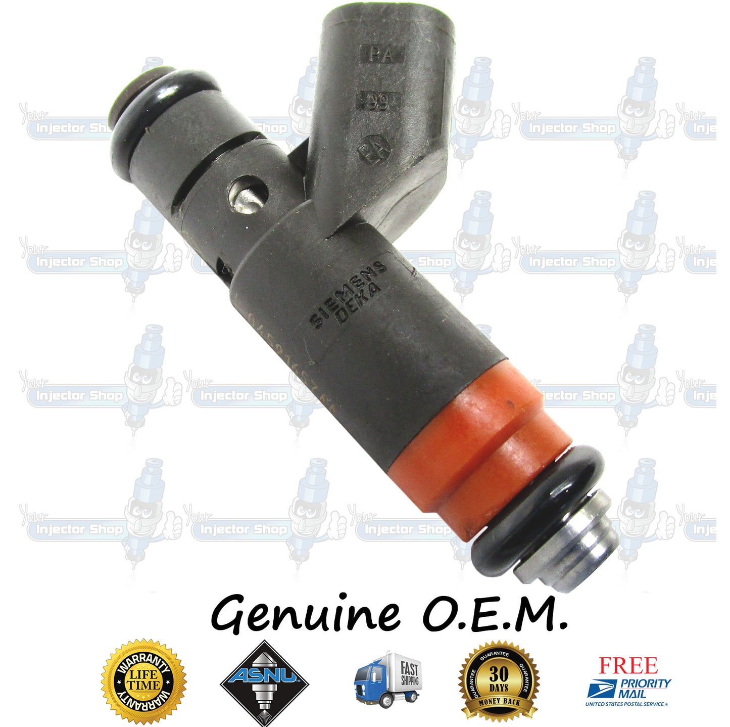 6x Genuine Mopar Fuel Injectors 04591657AA Siemens 2.7L DOHC EER V6
