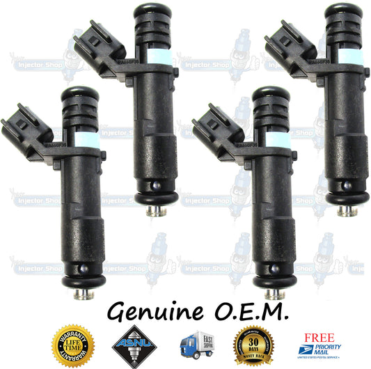 4x Genuine Mopar Fuel Injectors 04593986AA Siemens 2.0L 2.4L DOHC Tigershark Multiair