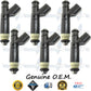 6x Genuine Mopar Fuel Injectors 04861238AB Siemens 3.8L OHV V6 ERH