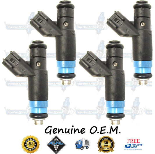 4x Genuine Mopar Fuel Injectors 04891574AB Siemens 2.4L DOHC I4 EDV EDT Turbocharged