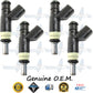 4x Genuine Mopar Fuel Injectors 04891577AB 04891577AC Siemens 2.0L 2.4L DOHC I4 WGE