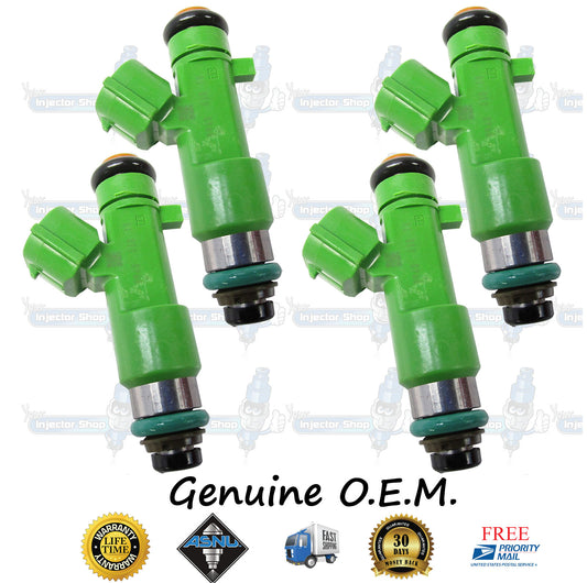 4x Genuine Nissan Fuel Injectors 16600-JK20A Denso 0940 QR25DE 2.5L I4 12 Hole Nozzle