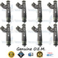 8x Genuine Cadillac GM Fuel Injectors 12567448 Siemens 4.6L DOHC V8 LH2