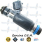4x Genuine Nissan 16600-8J010 Fuel Injectors 195500-4390 Denso 2.5L DOHC NA QR25DE
