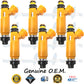 6x Genuine Mitsubishi Fuel Injectors MD337900 Denso 195500-3300 3.5L SOHC NA 6G74 24 Valve