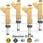 4x Genuine Toyota Fuel Injectors 23250-0T020 23250-01020 Denso 1.8L DOHC NA 2ZR-FE