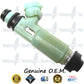 4x Genuine Toyota Fuel Injectors 195500-3790 23250-03010 Denso 2.2L DOHC NA 5S-FE California Emissions