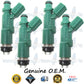 4x Genuine Toyota Scion Fuel Injectors 23250-21020 23209-21020 Aisan 1.5L I4 1NZ-FXE