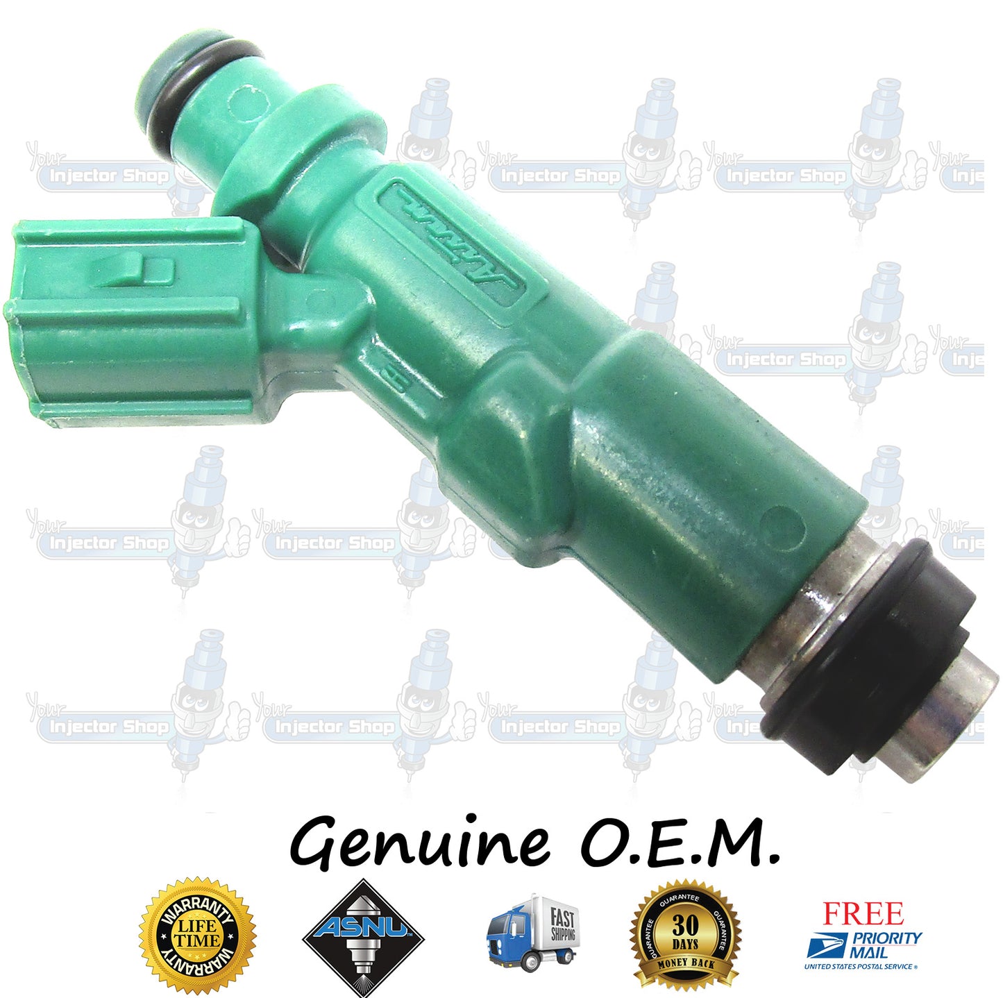 4x Genuine Toyota Scion Fuel Injectors 23250-21020 23209-21020 Aisan 1.5L I4 1NZ-FXE