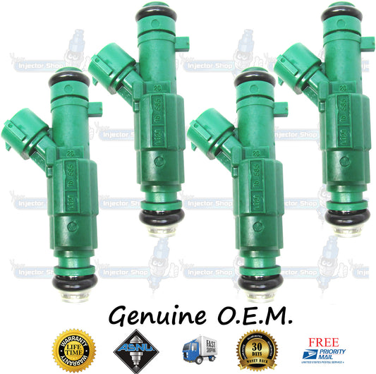 4x Genuine Hyundai Kia Fuel Injectors 35310-25200 L021 2.4L I4 G4KC Theta