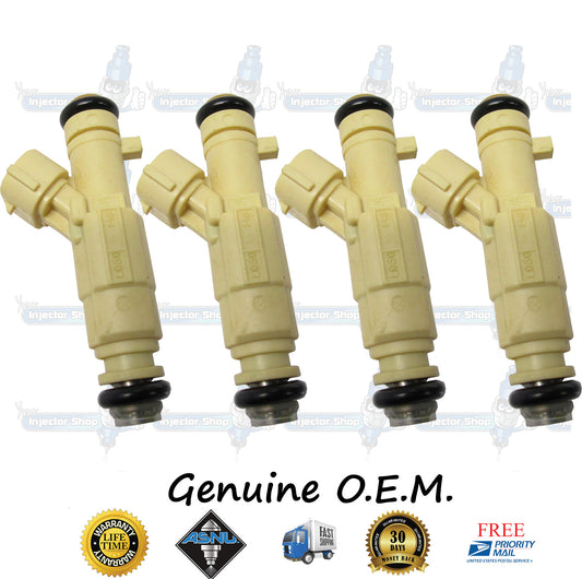 4x Genuine Hyundai Kia Fuel Injectors 35310-2G100 L050 2.0L DOHC I4 G4KD Theta