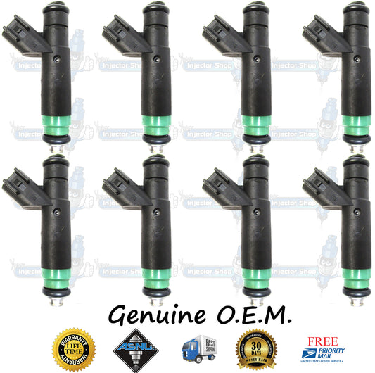 8x Genuine Mopar Dodge Jeep Fuel Injectors 53032704AB Siemens 4.7L SOHC V8 287CID PowerTech