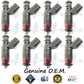 8x Genuine Mopar Dodge Chrysler Fuel Injectors 53032713AB Siemens 5.7L OHV V8 345CID Hemi