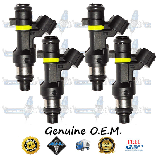 4x Genuine Nissan Fuel Injectors 16600-EN200 Hitachi JECS FBY2850 1.8L 2.0L DOHC MR20DE