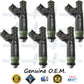 6x Genuine Ford Fuel Injectors YF1E-G4A Siemens 3.0L Flex Fuel OHV V6 182CID Vulcan